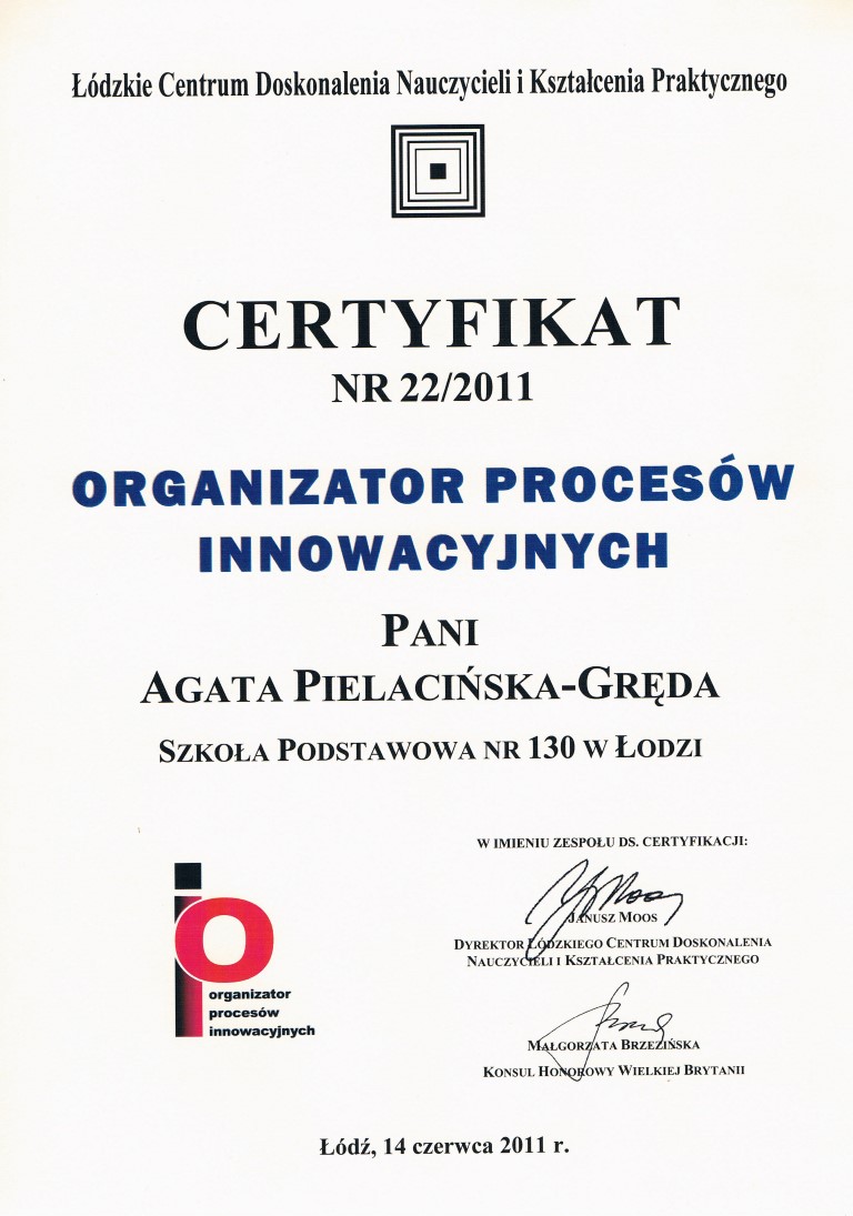 org. procesów - agata